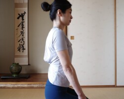 つま先スクワット