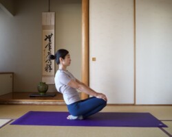 足首ストレッチ